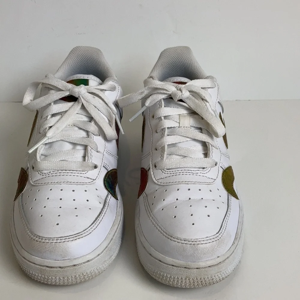 Nike Air Force 1 Low Misplaced Swooshes White Multi Youth 6 Wmn’s 7.5 Streetwear